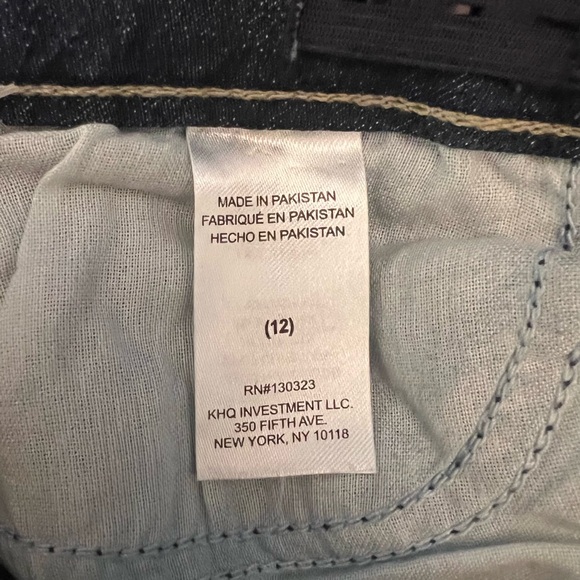 Lucky Brand Zoe Skinny Girls Jeans Size 12 NWT - Picture 13 of 15